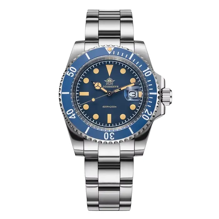 ADDIESDIVE montres pour hommes Date 200M étanche en acier inoxydable 316L C3 montres à Quartz Super 