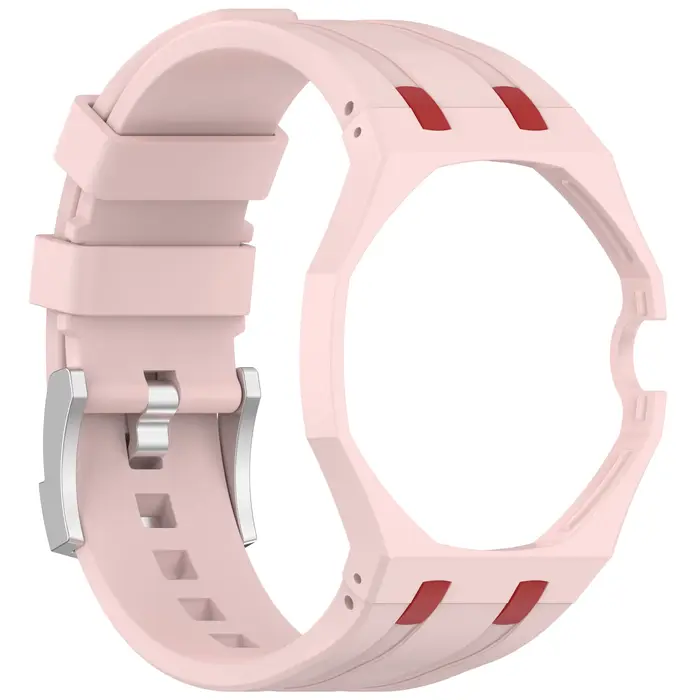 Bracelet de montre en TPU + lunette en céramique pour Swatch x AP Royal Pop, bracelet de sport avec 