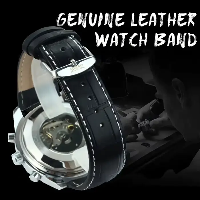 Montre de pilote de luxe pour homme - Mouvement mécanique automatique
