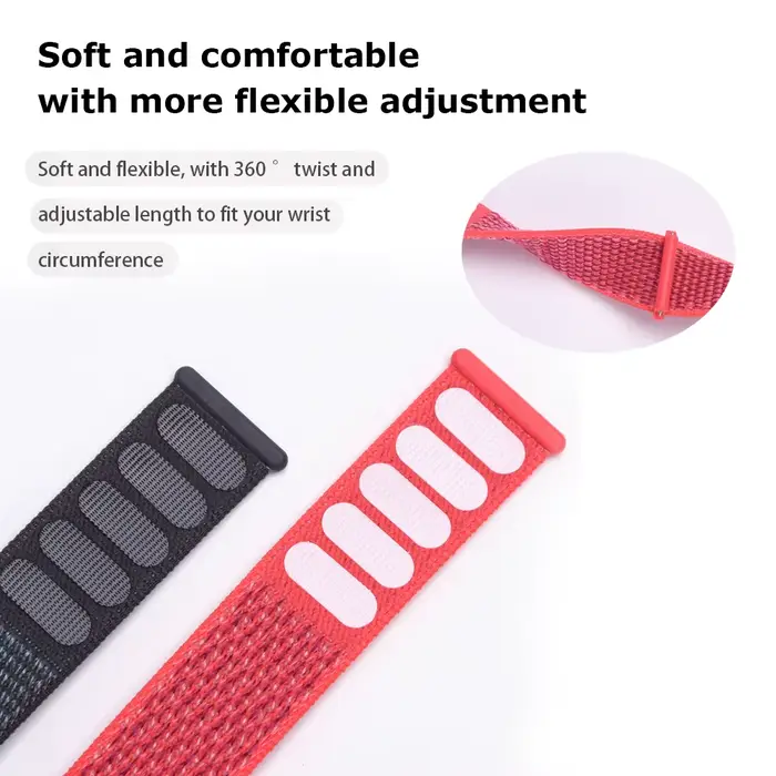 Bracelet Velcro 20mm 22mm pour COROS PACE 4 APEX 4 2 Pro Tressé Polyvalent Couleurs Audacieuses Occasions Spéciales