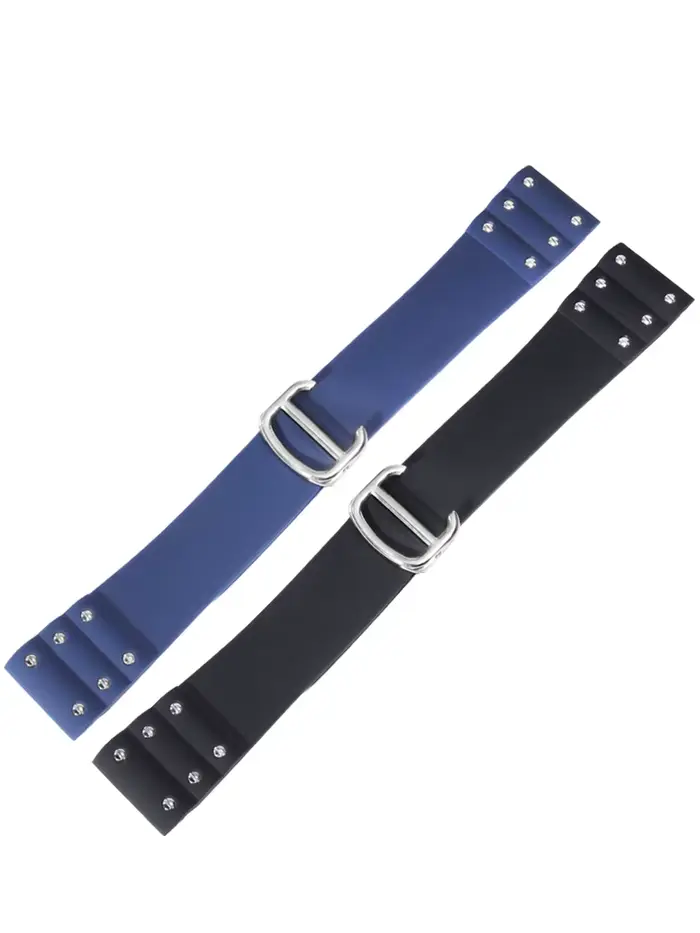 Bracelet en caoutchouc de haute qualité pour montres traditionnelles, avec boucle pliante, résistant à l'eau, hypoallergénique, pour homme et femme, pour différentes occasions sociales et sportives