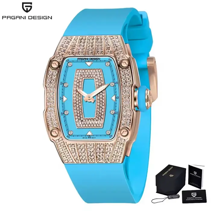 PAGANI DESIGN nouveau 2025 mode femmes montre haut de gamme femmes de luxe créatif diamant incrusté