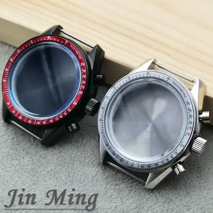Montre chronographe VK63 39.7mm avec boîtier en acier inoxydable design moderne et résistance à l'eau 10ATM pour hommes et femmes occasions spéciales