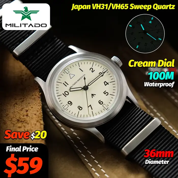 Montre à quartz Militado ML14