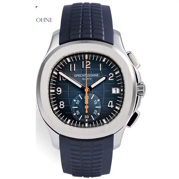 Produits de livraison directe 2025 hommes montre Specht & Sohne japon chronographe Quartz montre-bracelet or Rose Relogio Masculino 50M étanche