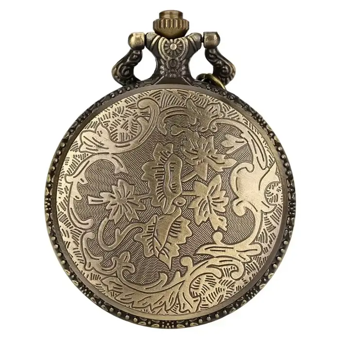 Montre de poche analogique à Quartz pour hommes et femmes