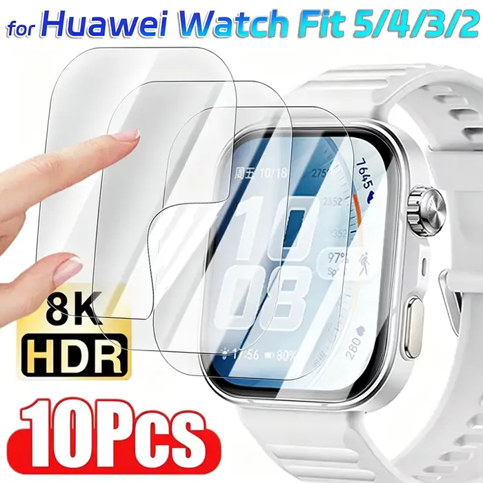 Film de protection transparent HD pour Huawei Watch Fit 5 Pro 4 Pro 3 2