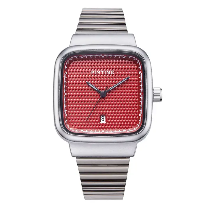 Montre pour homme, mouvement à quartz, montre minimaliste pour affaires et mode, cadran carré, fonct