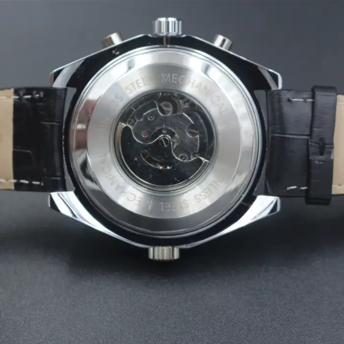 Montre Jaragar homme automatique avec tourbillon et calendrier complet pour affaires et détente