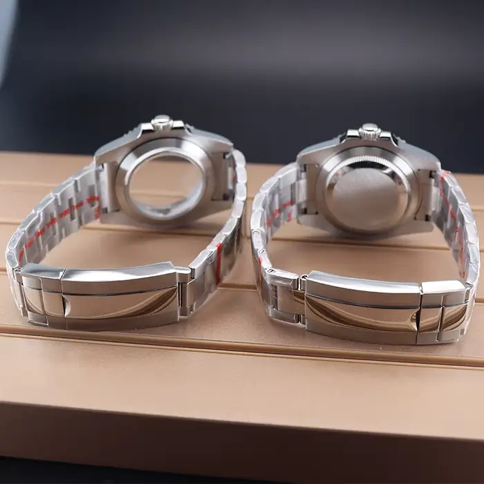 40mm montre 20mm Bracelet ensemble boîtier saphir cristal verre pour Seiko Nh35 Nh36 Eta 2824 mis5 8215 mouvement 28.5mm YACHT-MASTER