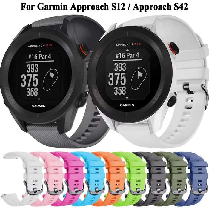Bracelet de montre 20mm pour Garmin approche S12/approche S42 accessoires