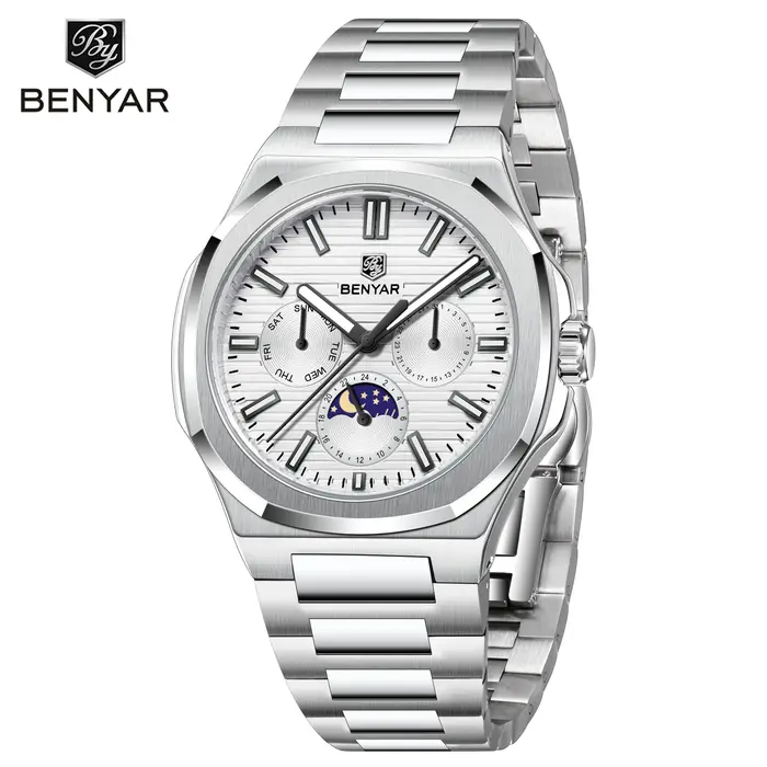 Montres à quartz BENYAR 5226 pour homme
