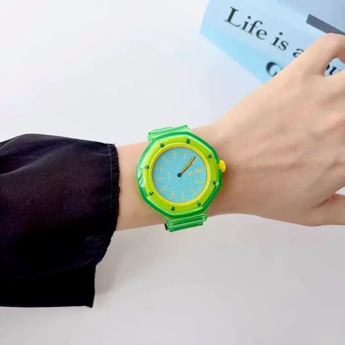Bracelet de montre en TPU pour Swatch x AP Royal Pop