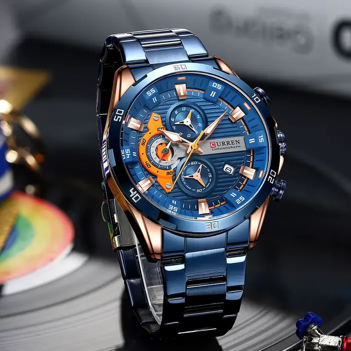 Montres en acier inoxydable pour hommes