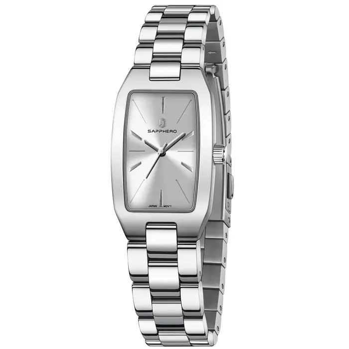 SAPPHERO mode montre pour femme Ultra mince en acier inoxydable montre à Quartz pour femmes bracelet
