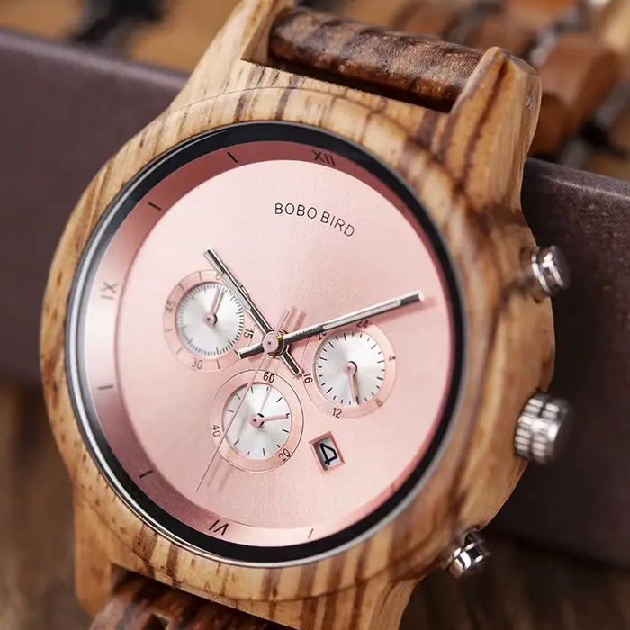 BOBO oiseau femmes montres de luxe chronographe Date montre à Quartz