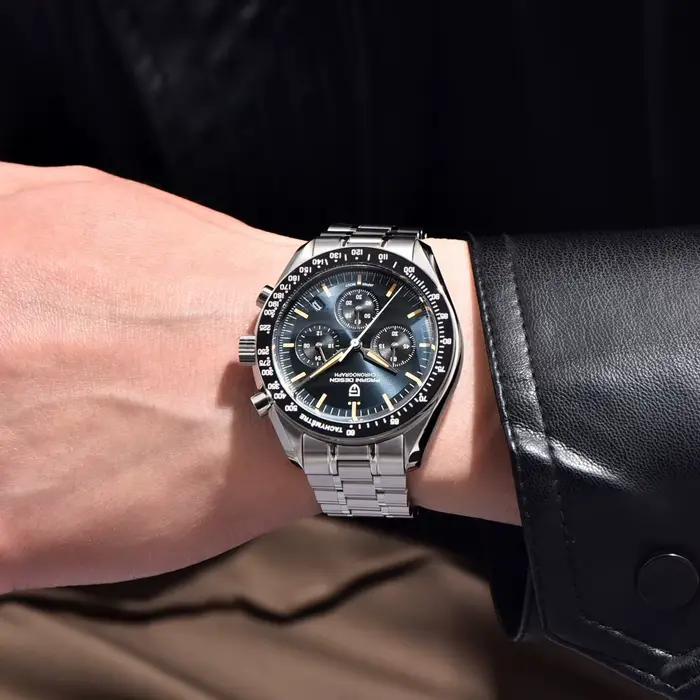 PAGANI DESIGN 2026 nouvelle lune montres pour hommes montre à Quartz de luxe