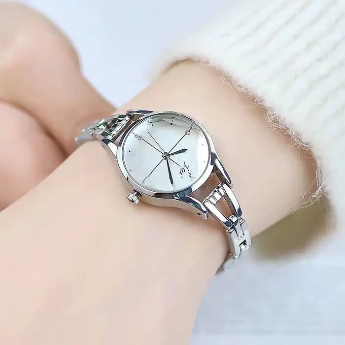 Femmes Bracelet montre élégante or Rose dames montres de luxe strass Simple mode femme Quartz relogio feminino
