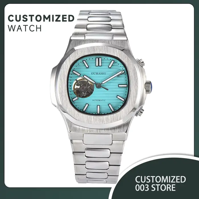 Montre à mouvement NH38 avec logo personnalisable