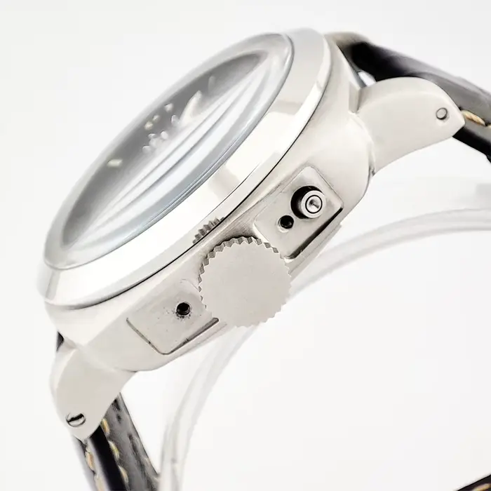 Montre GMT ST2557 OUMASHI Edition Limitée Acier Inoxydable Bracelet Cuir Occasions Spéciales Hommes