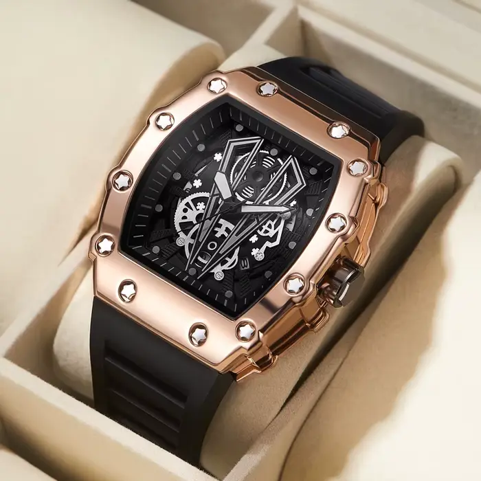 Montre WLISTH à Quartz Style Sportif et Casual pour Hommes Occasions Spéciales Activités Physiques Résistante à L'eau