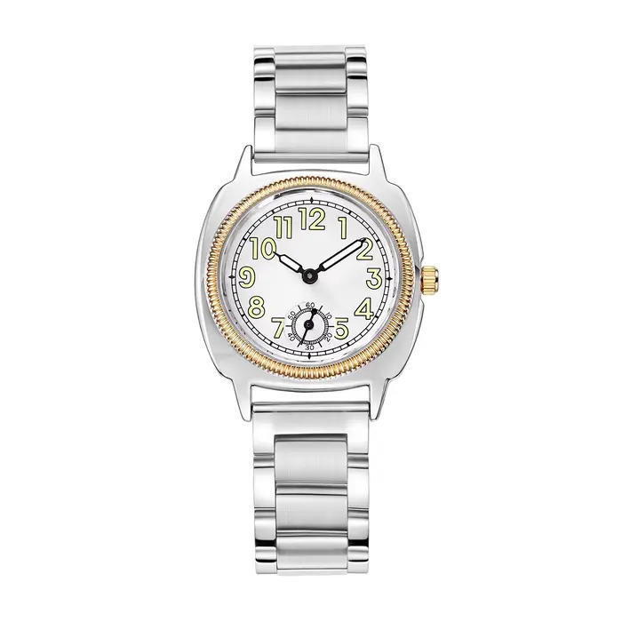 Montre pour femme, élégante et raffinée, au style unique et épuré, avec bracelet en acier inoxydable