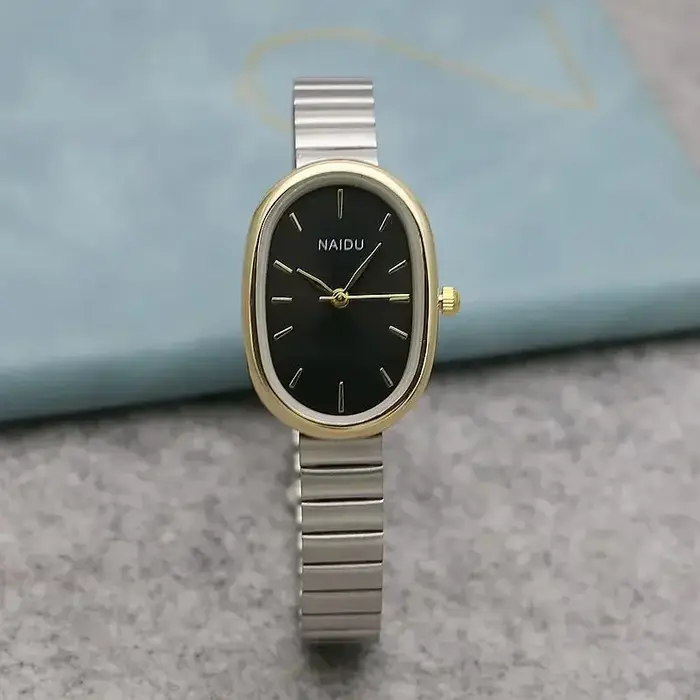 Montre à Quartz ovale pour femmes