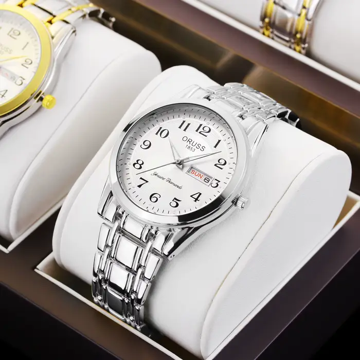 Montre pour hommes d'affaires haut de gamme mode personnalité durable double calendrier précision mo