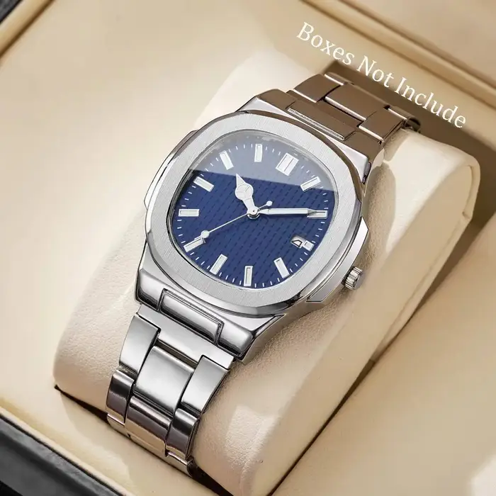 Montre yolako carrée de luxe homme quartz avec fermoir pliant pour occasions spéciales et mode décontracté