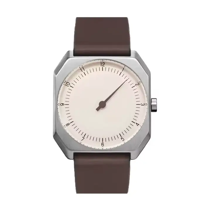Montre Homme Rétro SKU One Pointer Style Vintage Carrée à Quartz Design Unique Montre-Bracelet Tenda