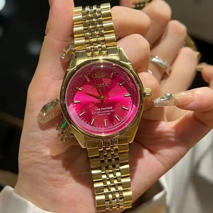 Masafei dames montres à Quartz de qualité supérieure femmes élégantes de luxe or remontage couleur cadran