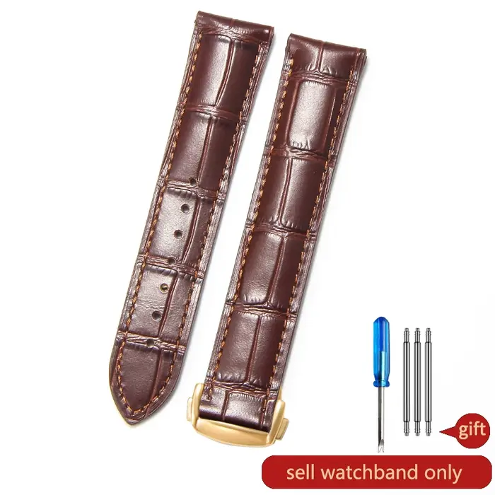 Bracelet De montre en cuir De vache véritable