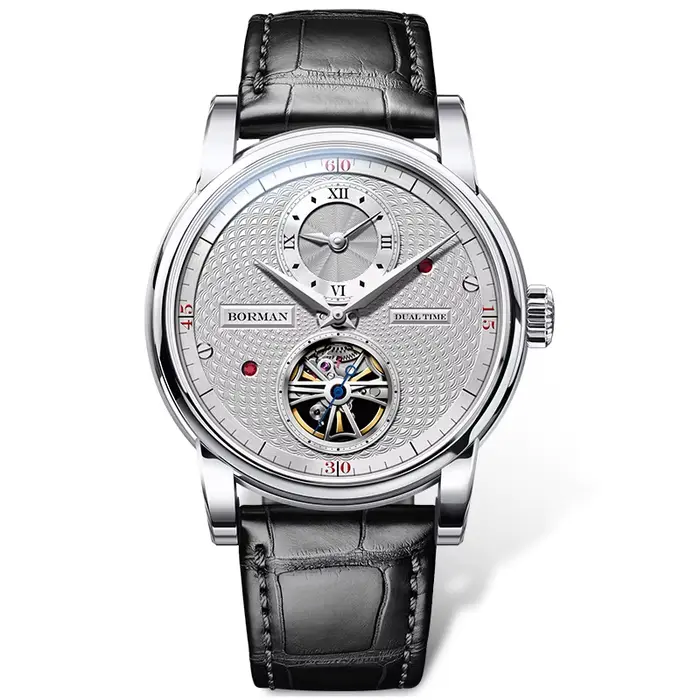 BORMAN 2025 nouvelle mode montre-bracelet mécanique mâle 316L boîte en acier inoxydable anti-rayures