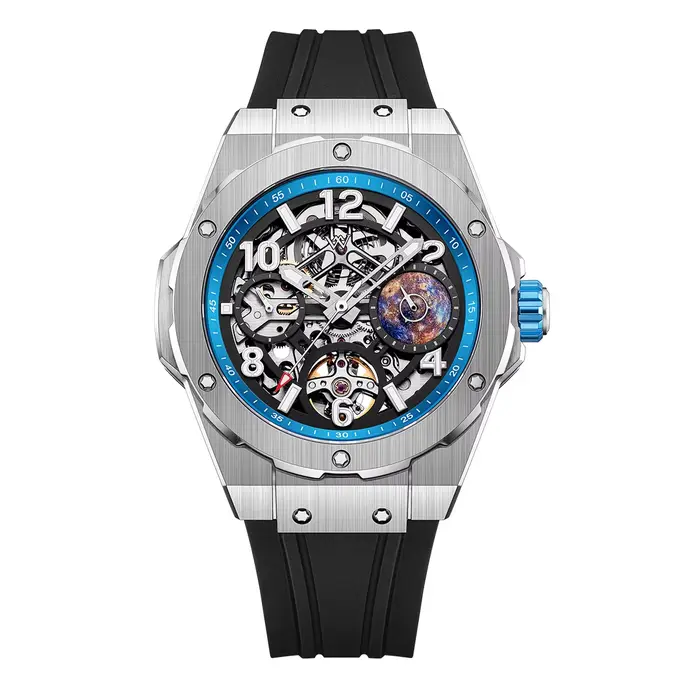 WM montre automatique montres mécaniques étanche multifonctionnel affaires hommes