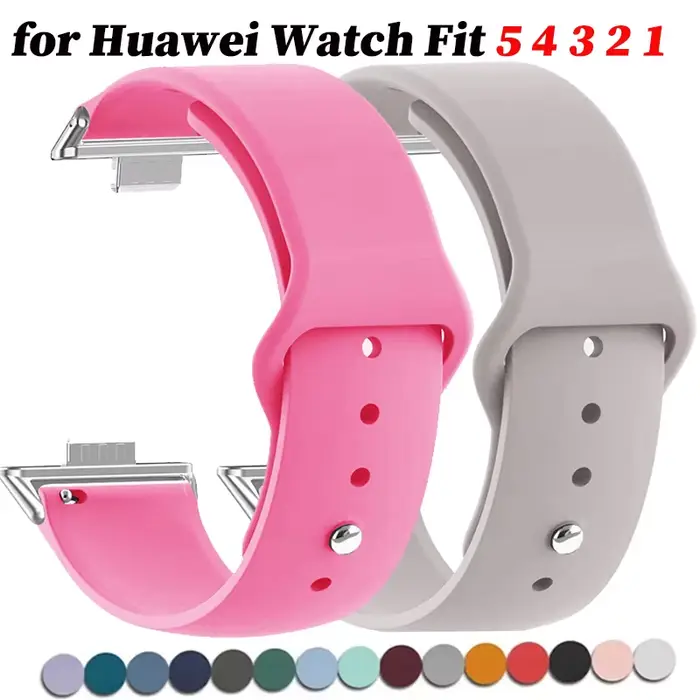 Bracelet de sport en silicone pour montres connectées Huawei Watch Fit5