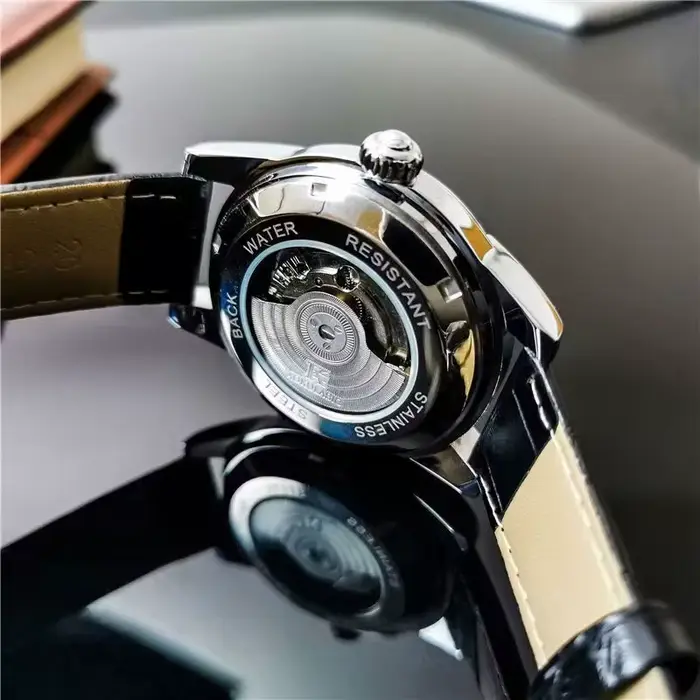 Montre mécanique entièrement automatique à tourbillon de luxe haut de gamme pour hommes