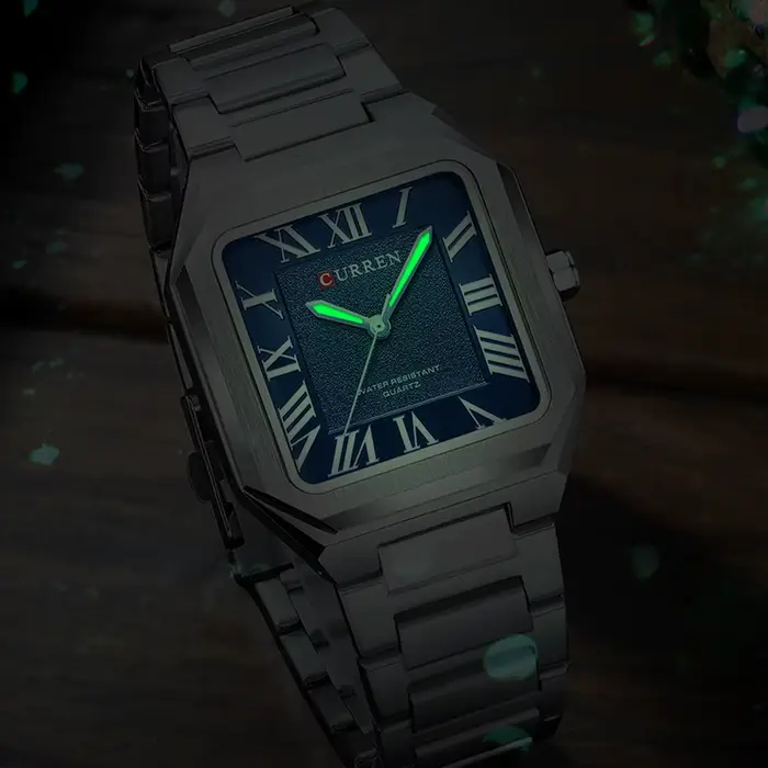 Montre carrée pour homme CURREN