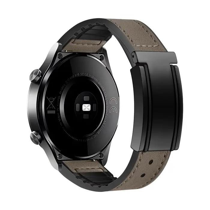 Bracelet magnétique en cuir et silicone pour Xiaomi Watch S3