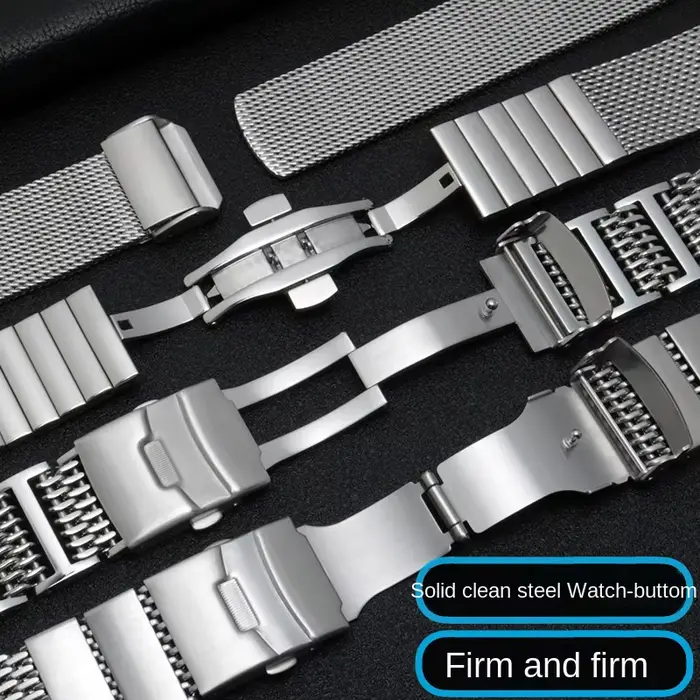 Bracelet Shlavabo Mesh Milan en acier inoxydable élégant pour femmes compatibles avec Hamilton Omega Breitling Citizen SeATM occasions spéciales