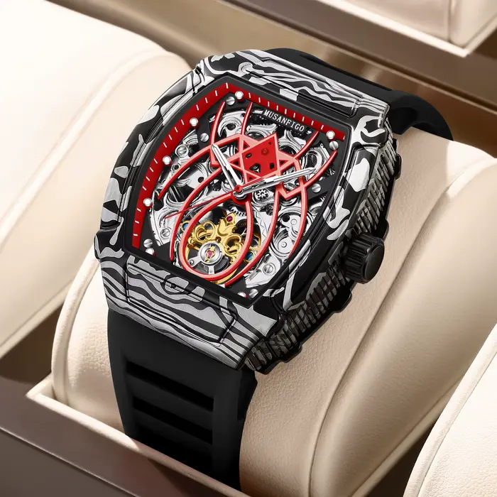 TING ANFIGO-Montre Mécanique Creuse existent