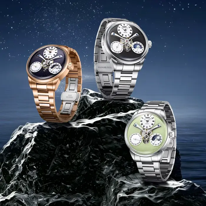 Montre automatique mécanique pour homme Mark Fairwhale 6038