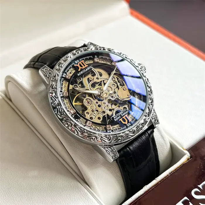 Nouvelle montre mécanique automatique de luxe légère et de haute qualité pour hommes