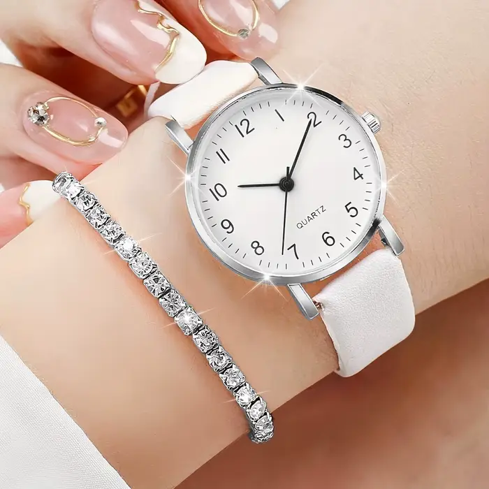Montre à Quartz analogique pour femmes