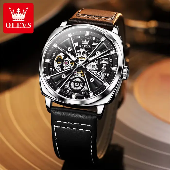 OLEVS 6685 montre pour hommes mécanique automatique Original haut de gamme montres