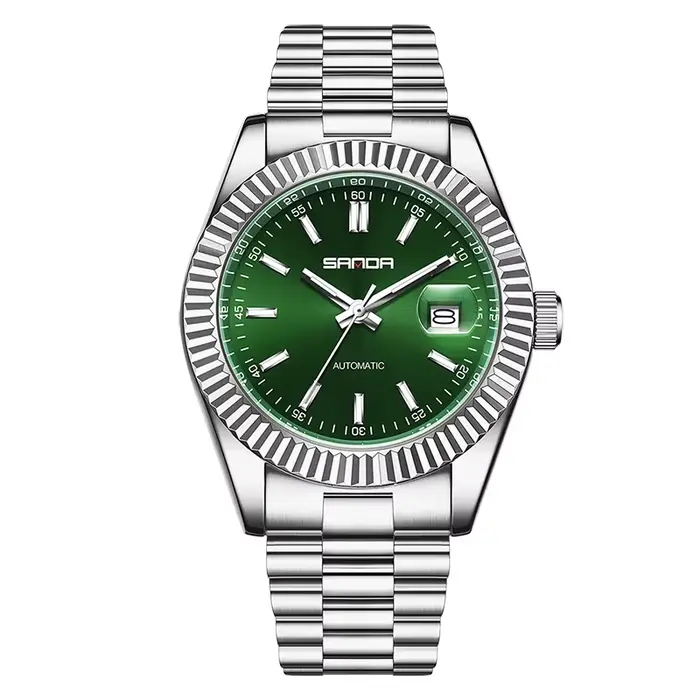 Montre mécanique automatique pour hommes, montre-bracelet de loisirs d'affaires européennes et améri