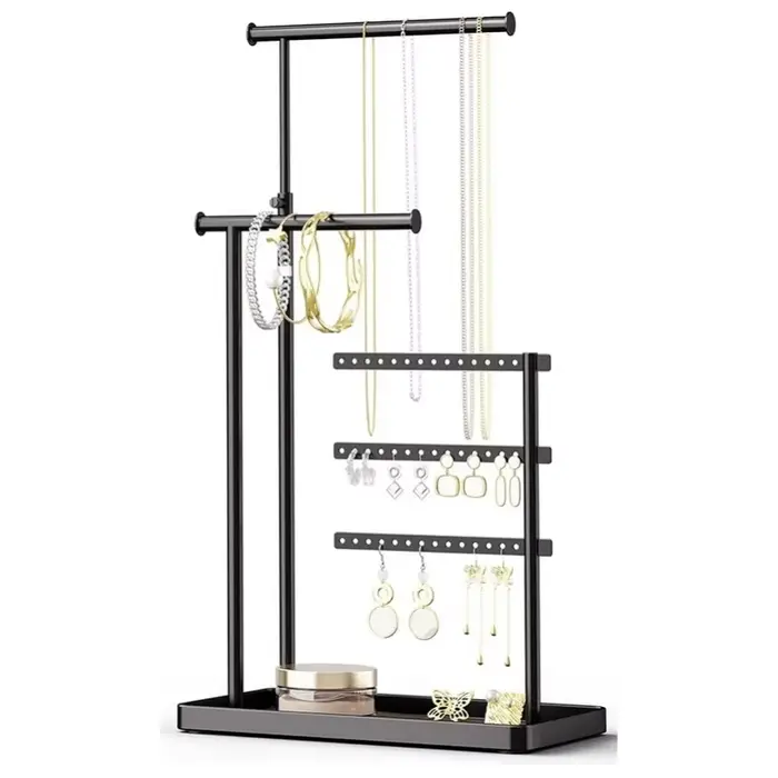 Porte-bijoux organisateur support réglable haut 17.5 "(Max) cadeau pour femmes