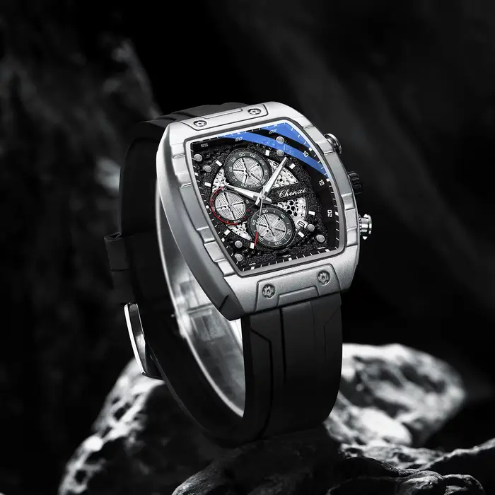 CHENXI 941 sport mode montres à Quartz pour homme multifonction chronographe lumineux étanche calendrier décontracté