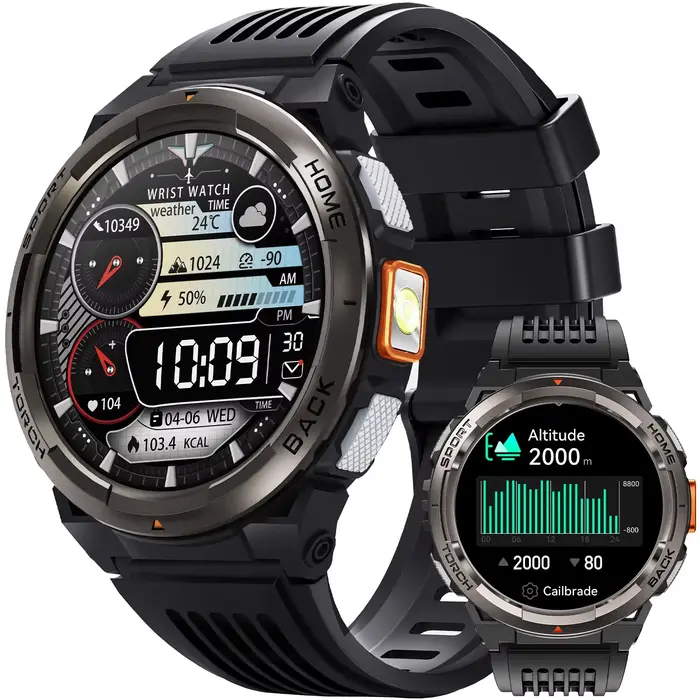EIGIIS montre intelligente KE5 2024 3ATM étanche conception originale montre de sport avec boussole