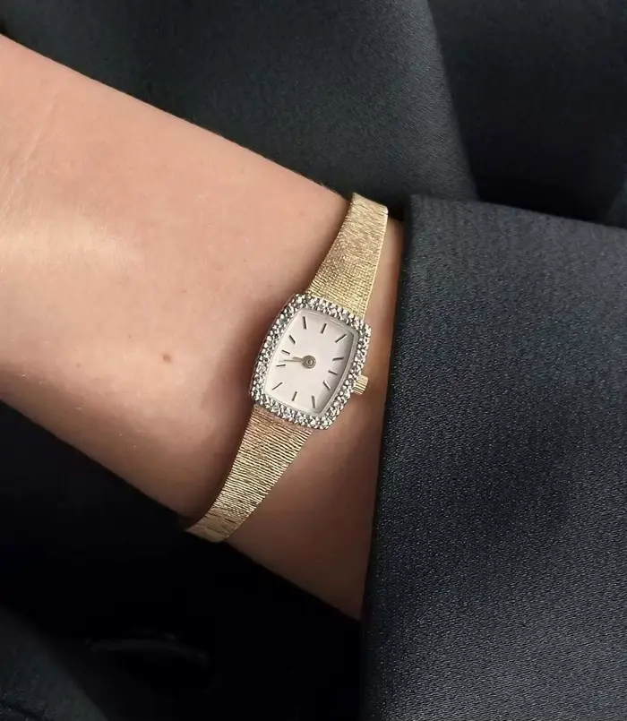 Montre pour femme, diamant médiéval