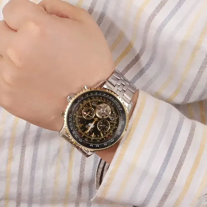 Montre mécanique automatique Jaragar 50MM pour hommes